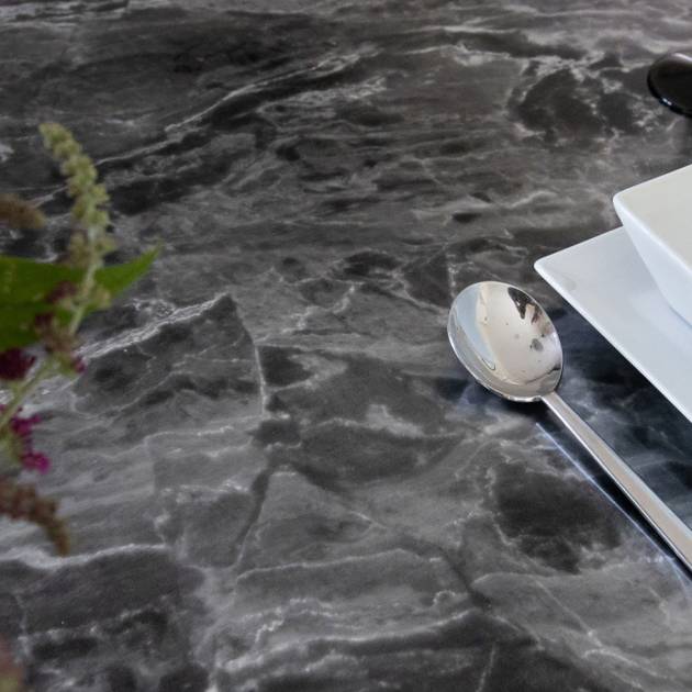 Romeo Black Silver Marble